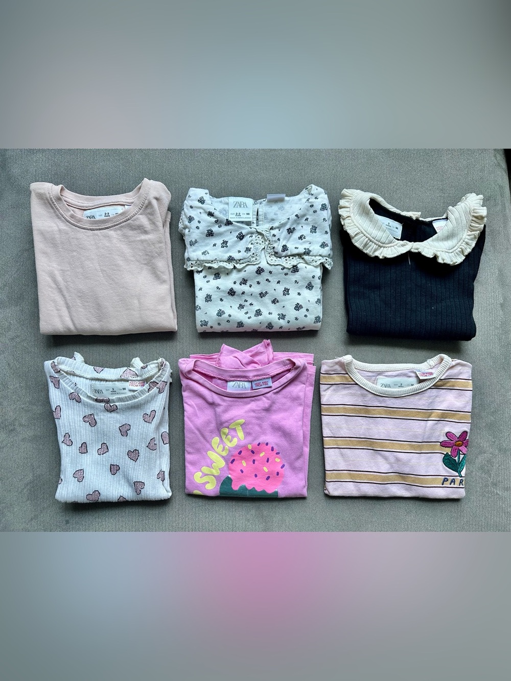 Zara Bundle of 6 Girl Tops